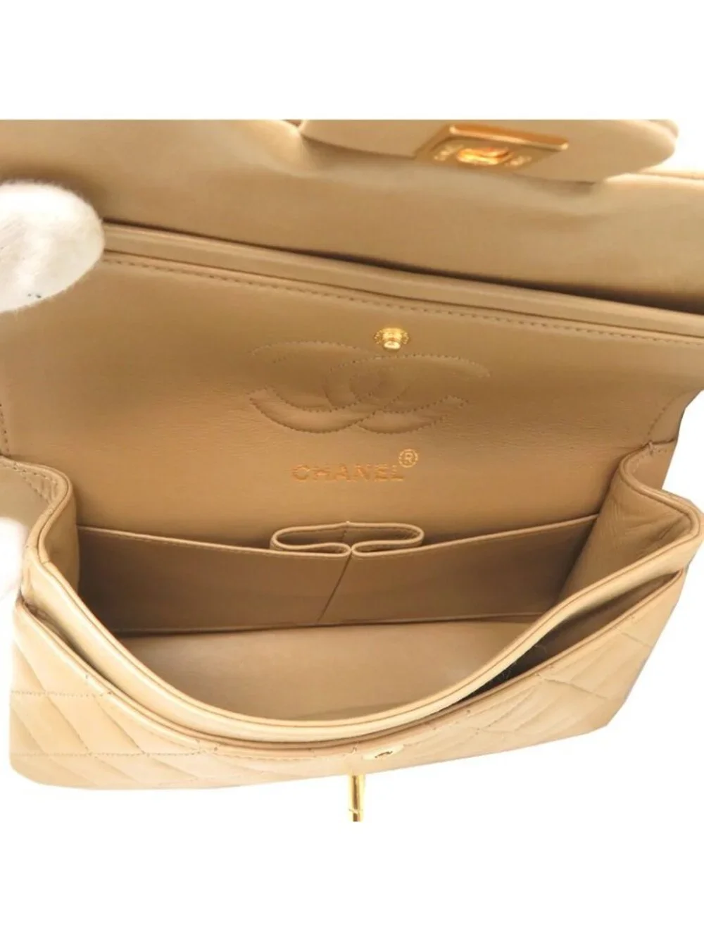 Chanel Shoulder Bag Beige